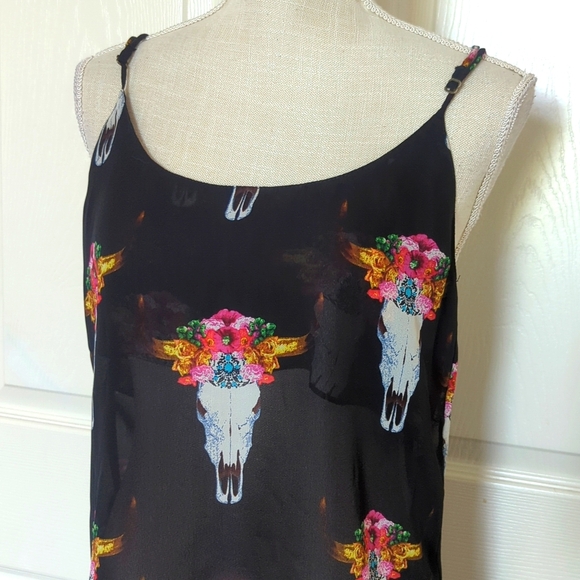 Show Me Your MuMu Black Cowhead Estella Topslip Cami - Picture 6 of 11